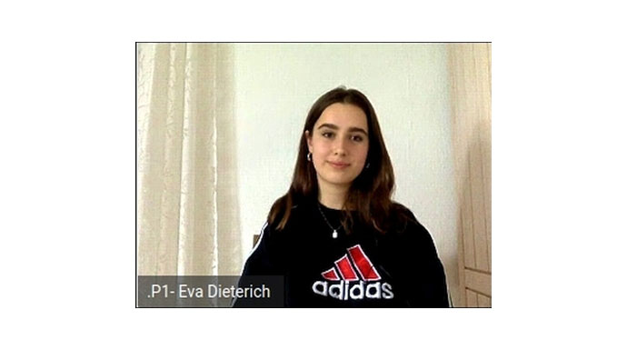 Eva Maja Dieterich gewinnt im Landesfinale von Jugend debattiert den dritten Platz